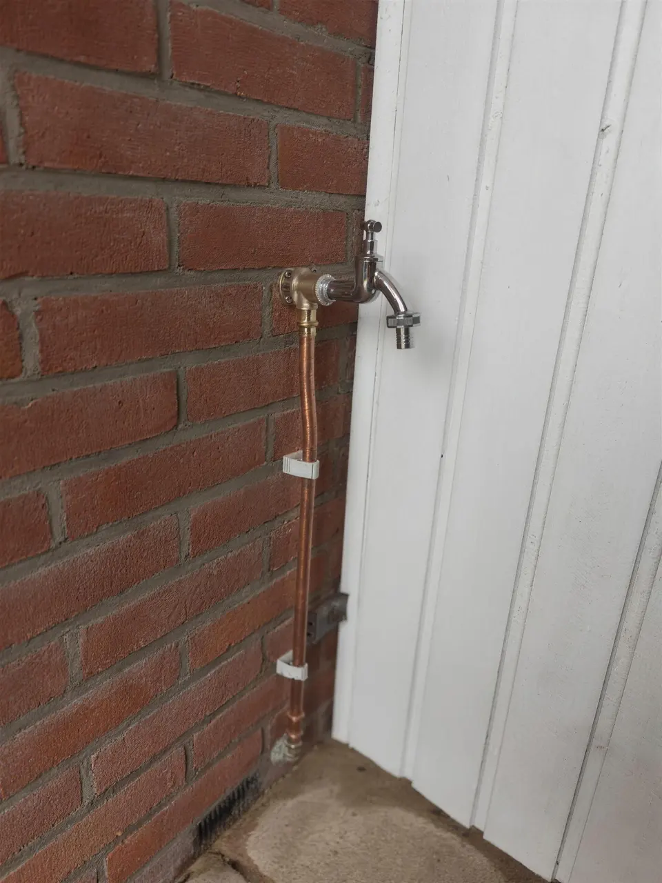 Buitenkraan met afsluiter en keerklep, Purmer-Noord